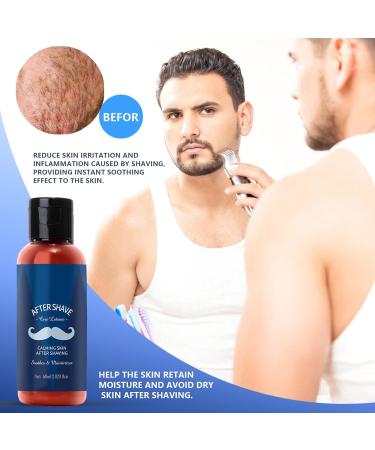  Mlllokfki Hydrating Aftershave Lotion | Calming Aftershave for Men | Men's Aftershave Hydration | Aftershave Soothing Lotion Hydration Lotion for Men Aftershave for Sensitive Skin - Buy Online on GoSupps.com