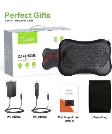 Cotsoco Shiatsu Back & Neck Massage Device | 3D Deep Tissue Heat Relief for Muscle Pain - Buy Online on GoSupps.com