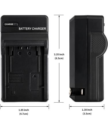 NP-FH50 Charger for Sony Camcorders and Handycams | Foldable Wall Charger for DCR-DVD108 DCR-HC21 HDR-SR12 and More - Buy Online on GoSupps.com
