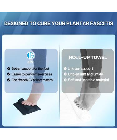 Buy Plantar Fasciitis Relief Foot Stretcher Pad - Achieve Pain Relief for Heel Spurs & Achilles Tendonitis - Black Regular Size - Buy Online on GoSupps.com