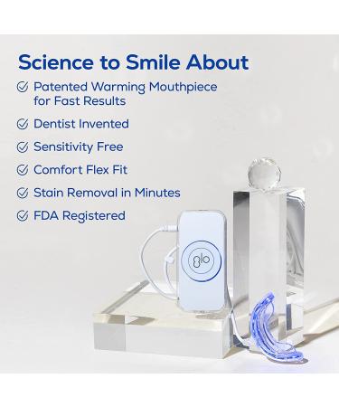 GLO Science GLO Classic Teeth Whitening Kit - Sensitive Teeth, Blue LED Light Technology - Buy Online on GoSupps.com