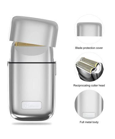 Hatteker Bald Head Shaver Foil Electric Razor Cordless Rechargeable - Silver - Buy Online on GoSupps.com
