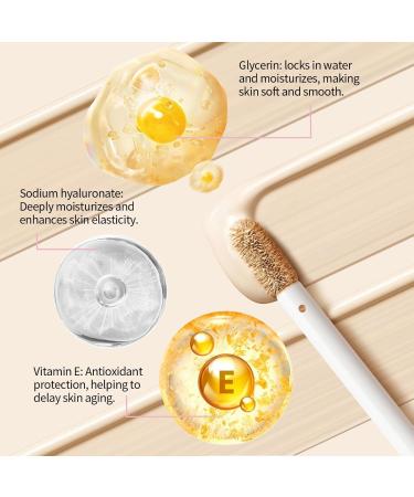 Foundation Serum - Foundation Serum - Make Up gentle coverage | All skin types | With hyaluronic acid | Regenerating effect | Tinted face serum Long-lasting concealer 7g (Dark Skin 7g) - Buy Online on GoSupps.com