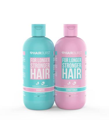 Hair Growth Shampoo And Conditioner For Women By Hairburst - Routine Thickening Shampoo and Conditioner Set For Longer Stronger Hair - Paraben & Sulfate Free - Avocado  Coconut  Wheat Proteins & Amino Acids (350ml)