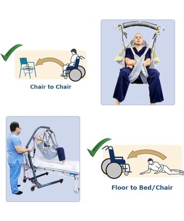 Buy Libracta Patient Lift Transfer Gurt & Stairs Board | Durable Network Fabric for Seniors & Disabled Care - Buy Online on GoSupps.com