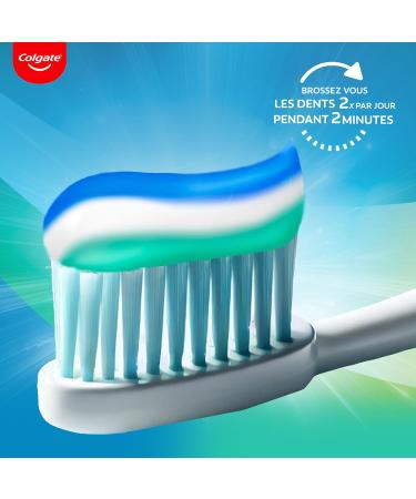 Colgate Triple Action Toothpaste Original Mint | Cavity Protection* White Teeth Fresh Breath | Whitening Toothpaste for the Whole Family | Helps Remove Tooth Stains | 2 x 75 ml - Buy Online on GoSupps.com