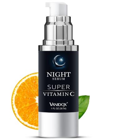Super Vitamin C Serum for face & neck for Mature & Dehydrated Skin Reduces Dark Spots & Wrinkles Hydrates Firms Lifts & Smooths Vitamin C Face Serum with Hyaluronic Acid (1 fl oz)