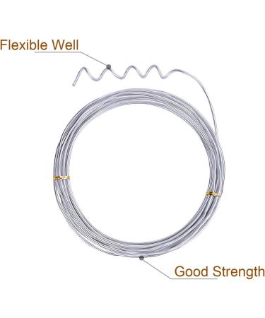 STARVAST Silver Aluminum Craft Wire 3mm (9 Gauge) 10M - Flexible Floral Armature Wire for DIY Arts and Crafts - Buy Online on GoSupps.com