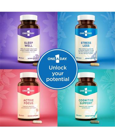 Occasional Stress Relief Supplement with Ashwagandha, Passionflower & Valerian Extracts - 30 Capsules - Buy Online on GoSupps.com