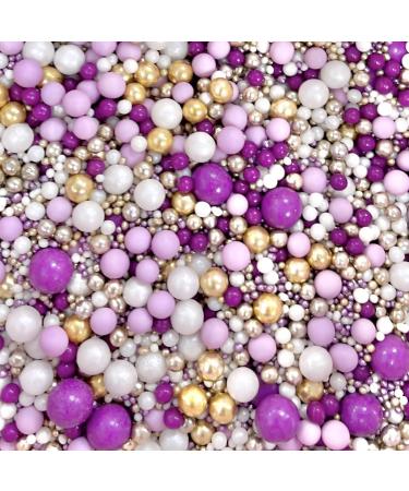 gold purple lilac white sprinkles mothers day cupcake cookies cake toppers pearls chocolate balls metallic Ramadan eid decoration cake cupcake topper ON THE THRONE