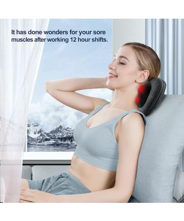 VIKTOR JURGEN Electric Shiatsu Back Massager with Heat - Deep Kneading Neck & Shoulder Massager - Perfect Gift for Men & Women - Full Body Muscle Massage at Home or in the Car - Buy Online on GoSupps.com