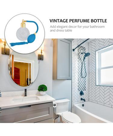 Ipetboom 1PC 100ml Glass Empty Refillable Perfume Spray Bottle Long perfume bottle Vintage Refillable Perfume Spray Empty Glass Bottle - Buy Online on GoSupps.com