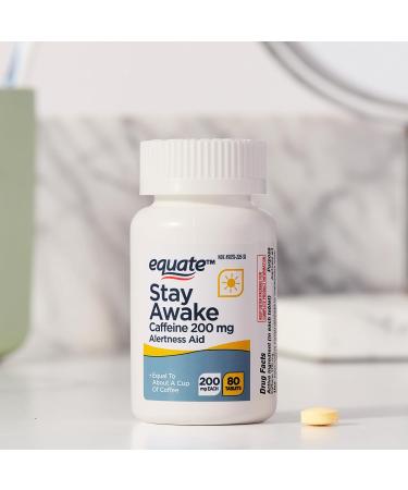 Equate 200mg Caffeine Tablets Boost Energy & Mental Clarity 80 Tablets | Performance Enhancer + Createandbundle Sticker International Shipping Available - Buy Online on GoSupps.com