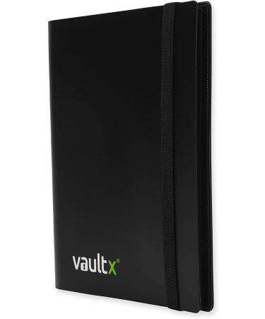 Vault X 4 Pocket Trading Card Album Binder - 160 Side Loading Pockets for TCG Black - Buy Online on GoSupps.com