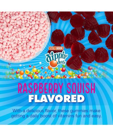Dippin Dots - Collagen + Biotin (60 Count) Gummies Rasberry Squish Flavor - 2 Pack 60 Count (Pack of 2) - Buy Online on GoSupps.com