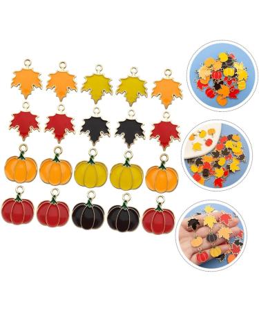 NUOBESTY 32pcs Thanksgiving Pumpkin Head Pendant Bulk Earrings Charms for Bracelets Bulk Bangle Charms Bracelet Charms Halloween Accessories Jewelry Making Charms Zinc Alloy Autumn Metal - Buy Online on GoSupps.com