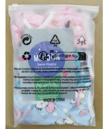 Mixidone Reusable Swimming Diaper for Toddlers | Adjustable Mermaid Unicorn & Dancer Designs | Eco-Friendly Swim Trunks for Ages 0-3 - Buy Online on GoSupps.com