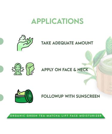 Shira Shir Organic Green Tea Matcha Lift Face Moisturizer - Hydrating Nourishing & Rejuvenating 50ml - Buy Online on GoSupps.com