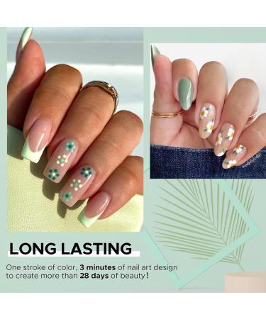 MEFA Green Gel Nail Polish Set - 6 Colors Starter Kit for Salon-quality Manicure - Long Lasting Soak Off Formula - DIY Nail Art Design - Perfect Gift for Women & Girls - 4A-Misty Forest - 0.17 Fl Oz (Pack of 6) - Buy Online on GoSupps.com