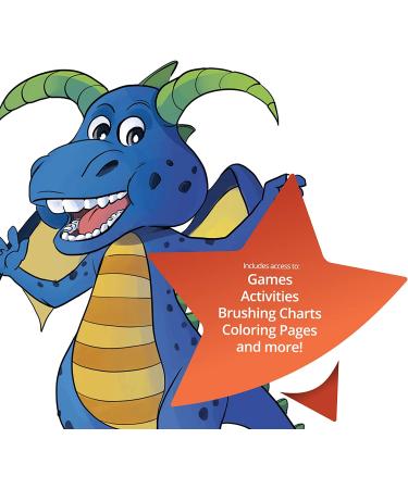 StarSmilez Kids Tooth Brushing Buddy Lil Magi Dragon Plush - Dental Education Helper for Teaching Children to Brush, Floss, and Care for Their Teeth - Buy Online on GoSupps.com