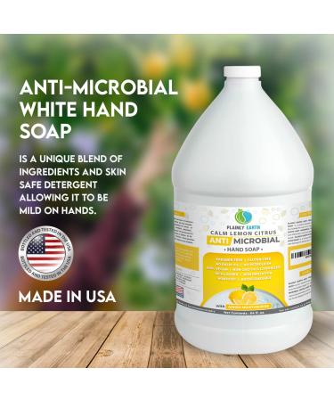 Antimicrobial Liquid Hand Soap (64 Oz) - Antibacterial Soap Refill - Hand Soap Refill Bottle - Cruelty Free Moisturizing Soap Calm Lemon Citrus 64 Fl Oz (Pack of 1) - Buy Online on GoSupps.com