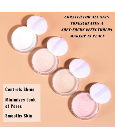 Finishing Powder Set for Makeup - Controls Shine & Smooths Complexion | 0.2 Oz (6g - Buy Online on GoSupps.com