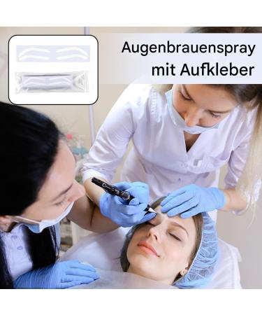  Generisch Brow Shaper Eyebrow - Set of 50 pairs of eyebrow stencils - For women - 50 pairs of professional templates - Adhesive tape - Makeup tinting sticker - Buy Online on GoSupps.com