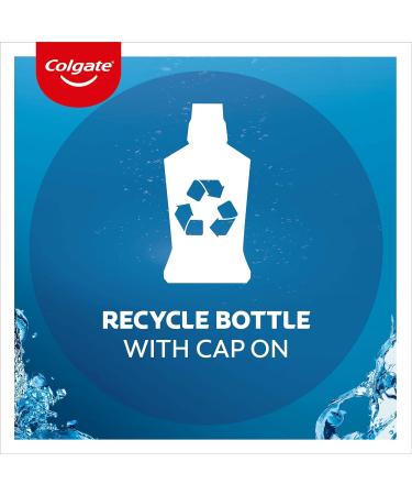 Colgate Plax Cool Mint Mouthwash 1L - Long-Lasting Freshness | No Burn | 24/7 Plaque Protection | Dentist Recommended - 1 Pack - Buy Online on GoSupps.com