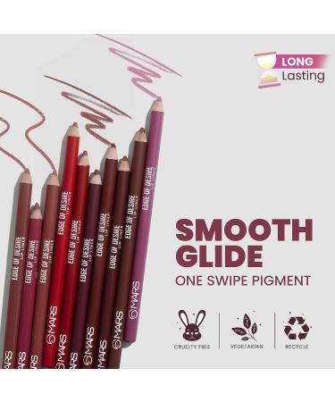 MAR S Matte Lip Liner | Long Lasting Smooth Application | 03-BLOOD BATH | International Shipping Available - Buy Online on GoSupps.com