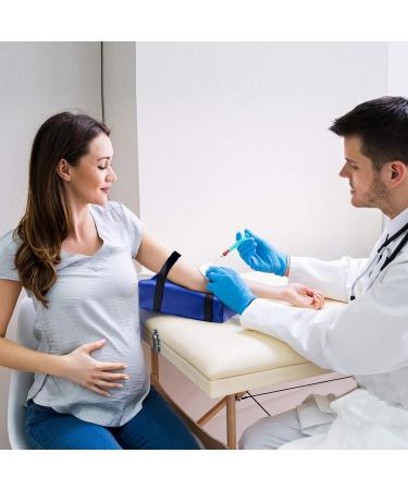 Arm Cushion for Injections & Infusions | Comfortable Foam Positioning Cushion for Nursing Care & Clinics - Blue - Buy Online on GoSupps.com