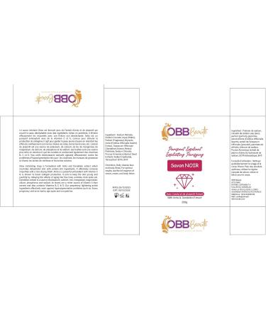  OBBBeaut Obbbeau Purifying and Exfoliating Black Soap 250g - Buy Online on GoSupps.com