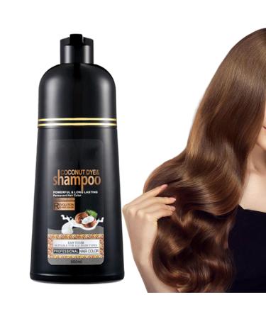 Tanxier Hair color shampoo for black hair 500 ml colors the hair in minutes longlasting color stimulates dry frizzy hair auburn