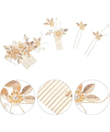 FRCOLOR Set wedding hair comb bridal hair Bride Hair Comb Bride Hair Pin Flower Crystal Hair Comb wedding headpiece Bridal Side Combs vintage zinc alloy bridesmaid rhinestones Comb - Buy Online on GoSupps.com