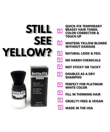 Instafix Platinum Pop Color Corrector & Toner for Blonde Hair - Mellow The Yellow - Buy Online on GoSupps.com