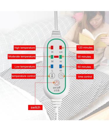 Buy Electrically Heated Foot Warmer Slippers for Men & Women - Adjustable Temperature Plush Heating Shoes for Desk Use | Winter Comfort - Buy Online on GoSupps.com