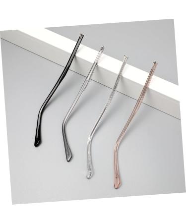 Buy Subsofan 4 Pairs Universal Glasses Frames - Transparent Black Rose Gold & Gray | Durable TR90 Replacement Brackets for Men & Women - Buy Online on GoSupps.com