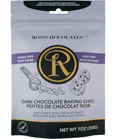 Ross Chocolates Chocolate Baking Chips No Sugar Added (Milk Chocolate) - Sugar Free Chocolate Chips: Perfect for Keto Diets and Zero Sugar Treats. - Buy Online on GoSupps.com