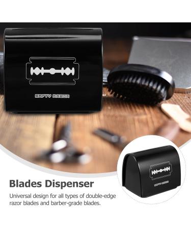 Beavorty Safety Razor Disposal Box 2 Pack Square Blade Storage for Salon & Home Black 6.5x4.5x6cm - Buy Online on GoSupps.com