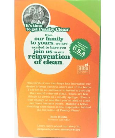 Peachy Clean Kitchen Scrubber 3pk - Peach Fragrance - Buy Online on GoSupps.com