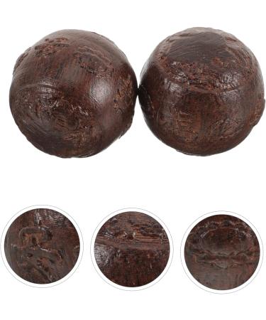 Buy Tovinanna Wooden Massage Hand Relaxation Balls - Portable Baoding Ceramic Therapy Balls for Stress Relief & Training | Ideal for Sports & Home Use - Buy Online on GoSupps.com