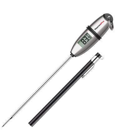 ThermoPro TP02S Digital frying thermometer meat thermometer thermometer cook kitchen thermometer grill thermometer with a long probe for roasting cooking grilling/bbq baking baby diet - Buy Online on GoSupps.com