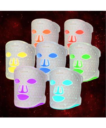7 Color LED Face Mask for At-Home Skin Care | Best Light Therapy Mask for Radiant Skin - Buy Online on GoSupps.com