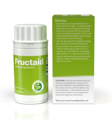 Enzyme Supplement - 90 Capsules so That You can Enjoy Fruits Fruit Juices Soft Drinks and Sweets Again Dietary Supplement Gluten-Free Lactose-Free 1 Count (Pack of 90) - Buy Online on GoSupps.com