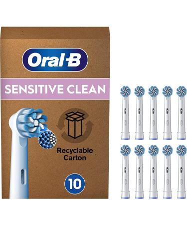Oral-B per sensitive clean plug brushes for electrical toothbrush 10 pieces gentle tooth cleaning X-bristles original oral-B toothbrush attachment mailbox-compatible packaging made in Germany 10 pieces (1 Pack) - Buy Online on GoSupps.com