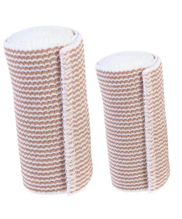 FOMIYES 2 Rolls High Elastic Cohesive Sports Supplies Wrist Tape Bandages Pressure Athletic Sports Tapes Athletic Elastic Wrist Wrapping As Shown 10X5X5CM