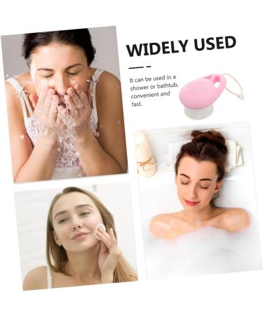 minkissy Manual Face Scrubber Facial Scrubber Exfoliator Facial Cleansing Brush Scrubber Silicone Face Exfoliating Brush Silicone Face Scrubber Double Sided Facial Cleanser Artificial Fiber - Buy Online on GoSupps.com