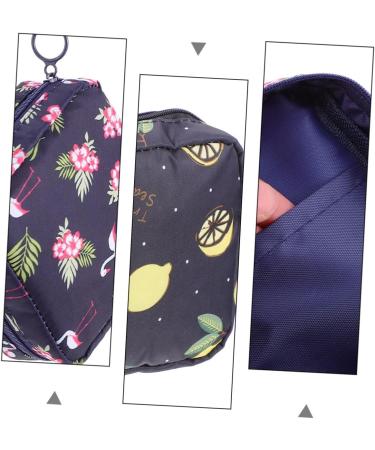 PLAFOPE 4pcs Sanitary Napkin Storage Bag Set - Portable Wash Bags for Travel and Purse - Zippered Canvas Mini Storage Bags - Buy Online on GoSupps.com