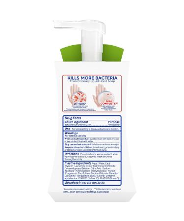 Buy Dial Complete Antibacterial Foaming Hand Wash - Fresh Pear - 7.5 oz - 2 Pack | International Shipping Available - Buy Online on GoSupps.com