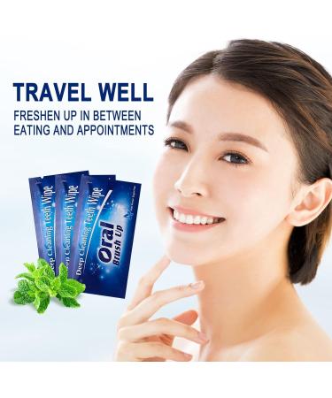 Fore Smile 100 Disposable Oral Finger Wipes & Tooth Whitening Strips - Enhanced Deep Cleaning Tools for a Radiant Smile - Buy Online on GoSupps.com