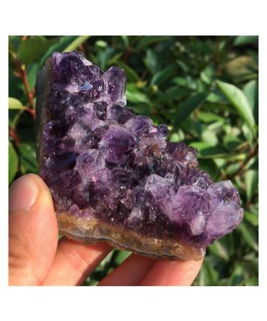 Natural Crystal Rough Amethyst Quartz Crystal Cluster Specimen Healing 140-150g